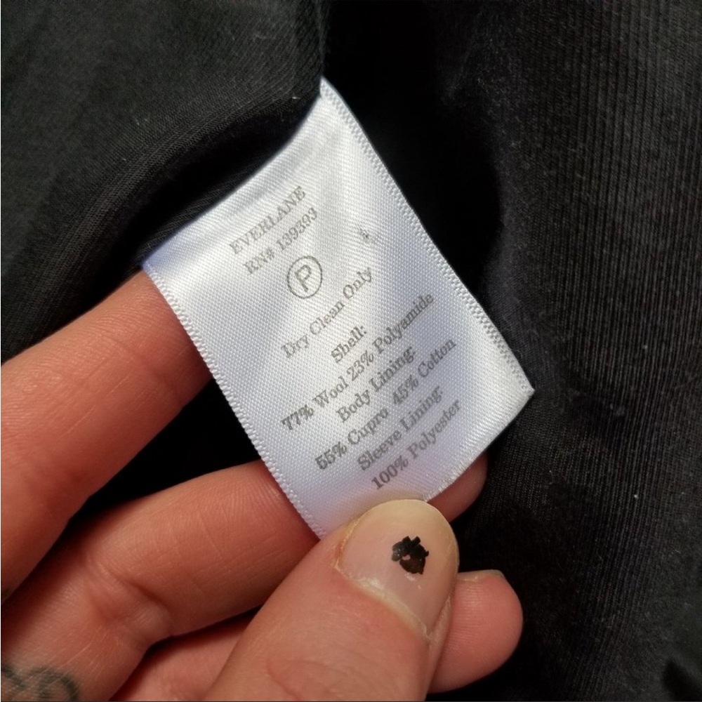 Everlane Wrapped Belt Wool Coat View 5
